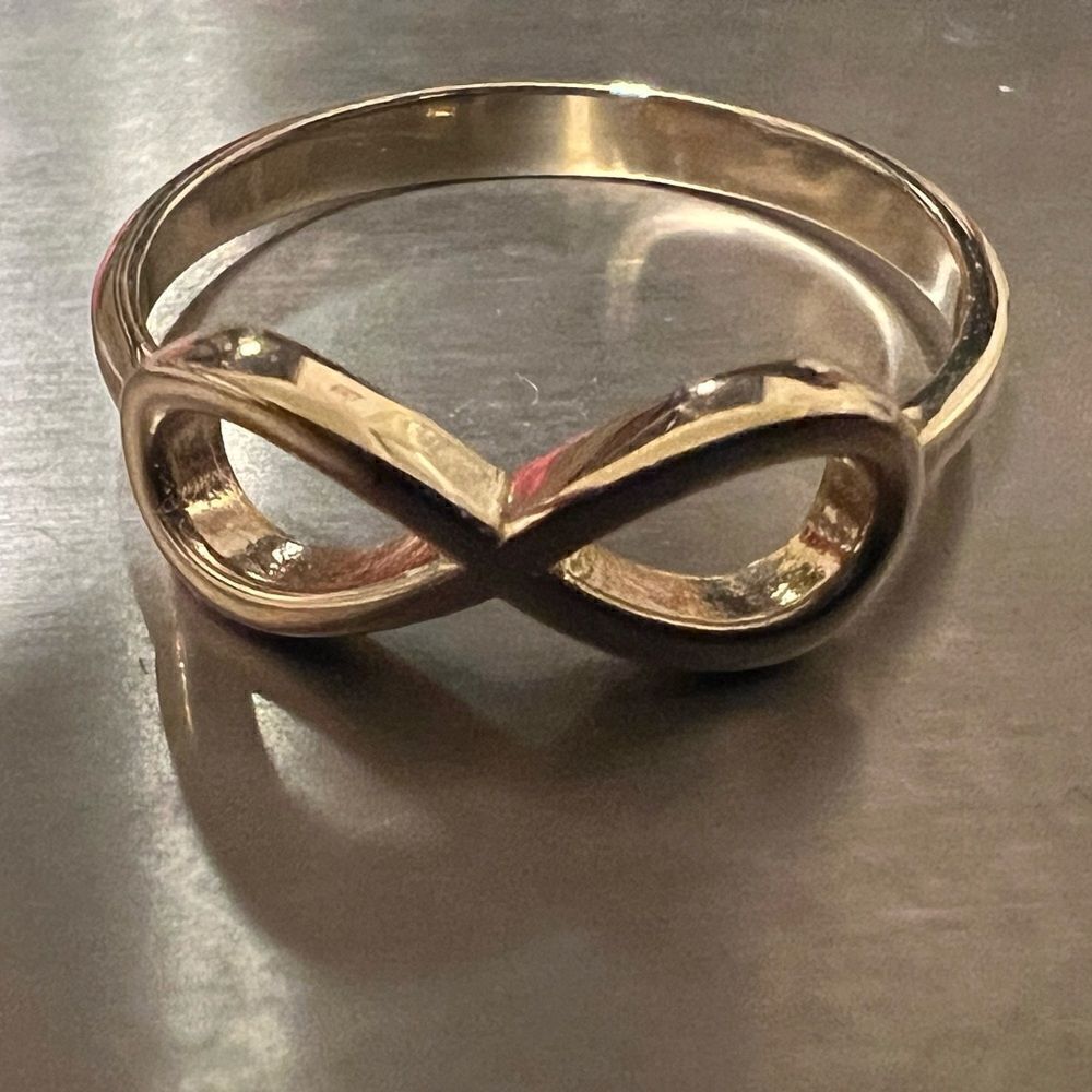 14k Solid Gold Infinity Ring | Size 8 | Gift | Everyday Jewelry | Fine Jewelry |